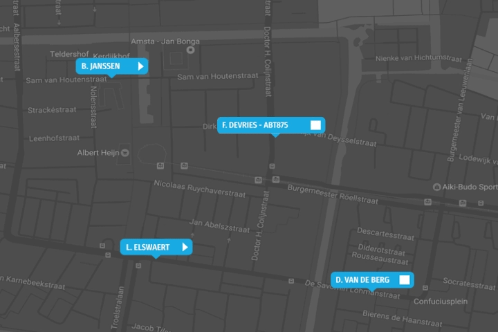 Voertuigtracking via gps